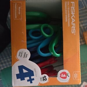 Fiskars Kids Scissors Set - Red, Blue, Green